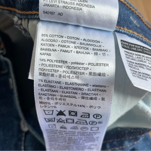 Levi’s Wedgie Straight Button Fly Jeans - Picture 10 of 12